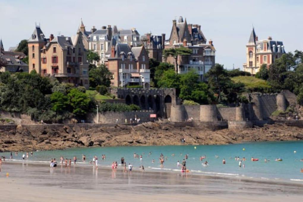 Dinard : Loft De 175 M² - A 150 M De La Plage Eksteriør billede